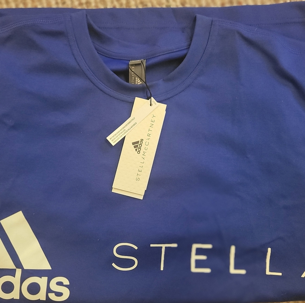 Addidas Blue Stella McCartney Athletic Jersey